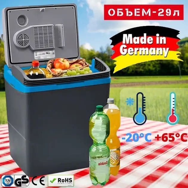 Автохолодильник 29 л 12V/230V Crivit CEK 29 B4 термоелектричний з підігрівом