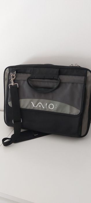 Mala computador Sony vaio - preto/cinza