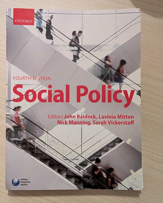 Livro "Social Policy" (4 ed)