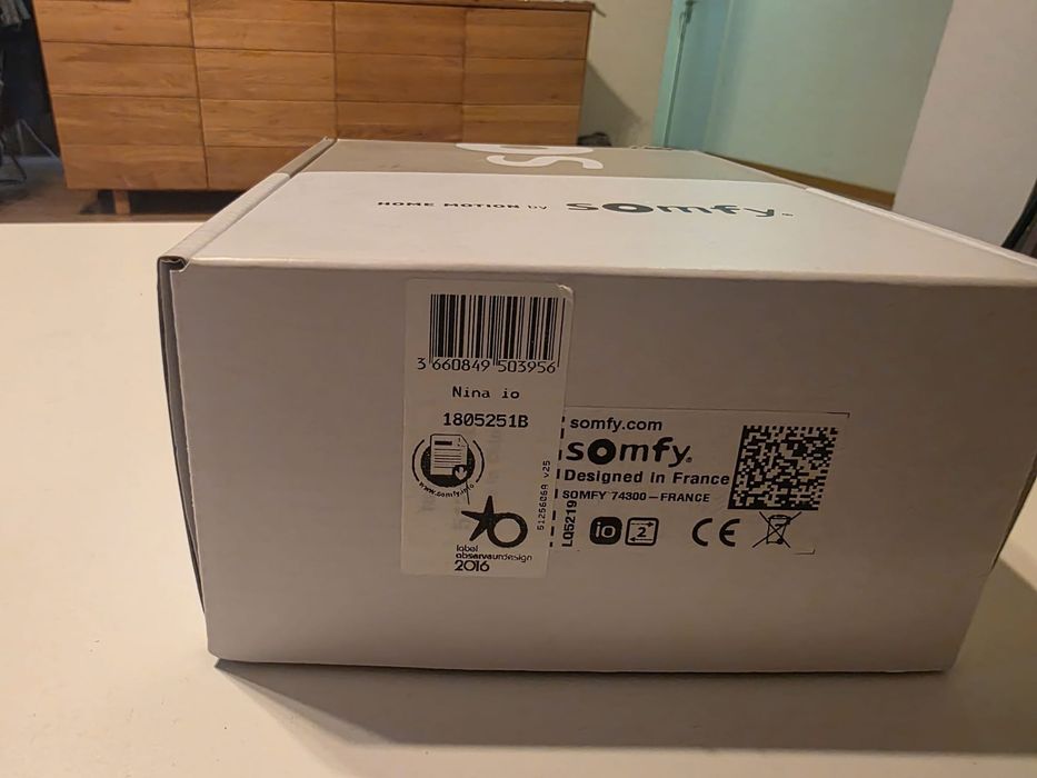 Somfy Nina io 1805251B – dotykowy pilot sterownik io-homecontrol