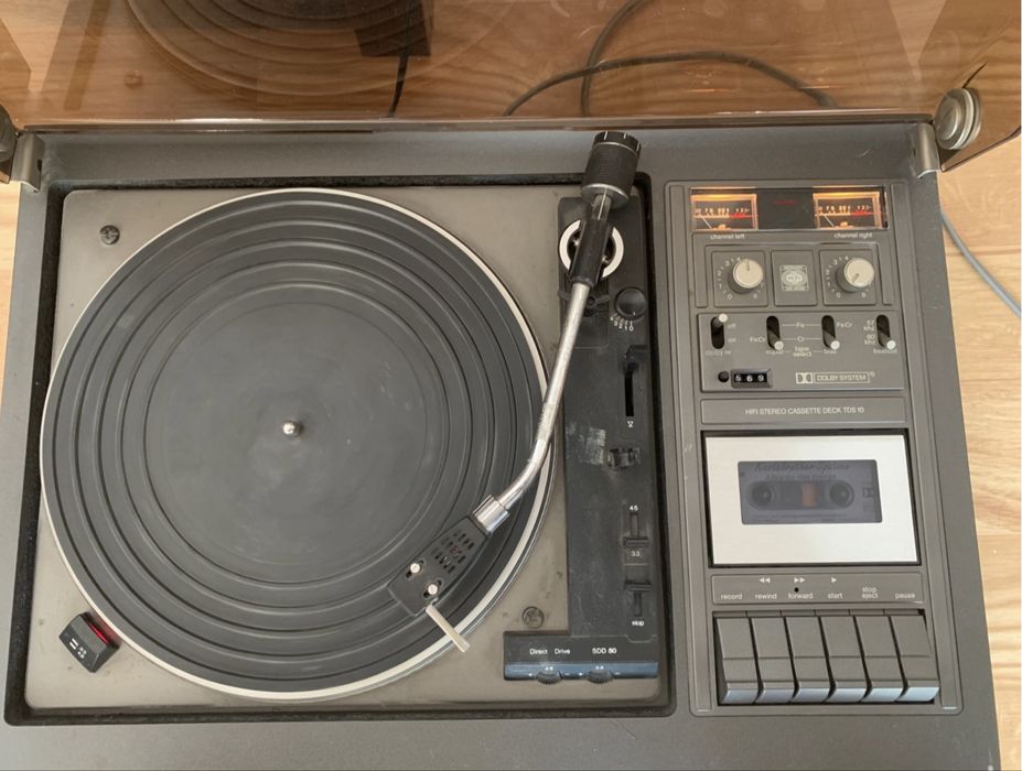 Gramofon + magnetofon schneider team 40