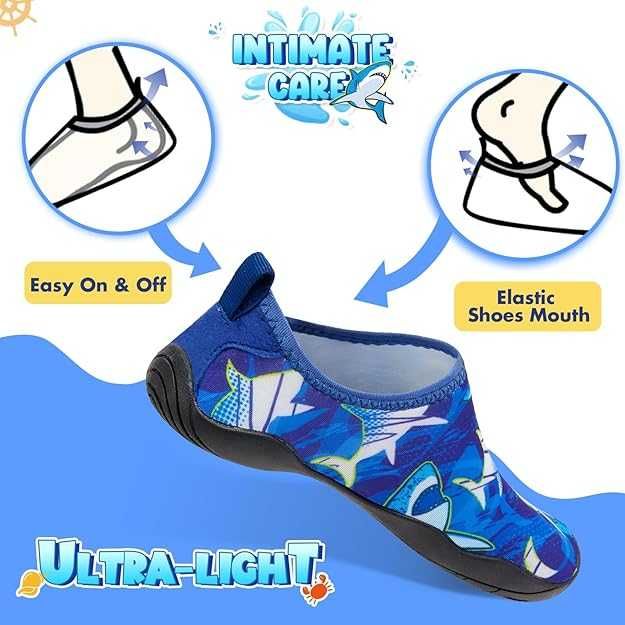 Szybkoschnące buty plażowe do wody dla dzieci
