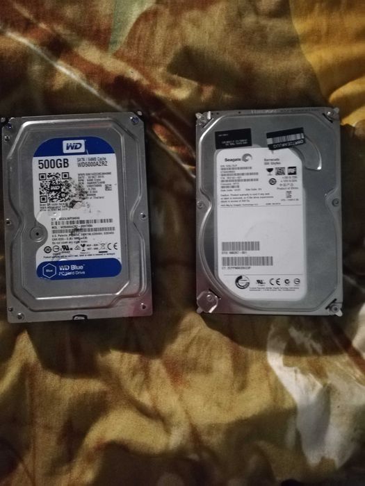 Продам 3 диска 1 ssd 128 gb + 2 HDD 500gb.