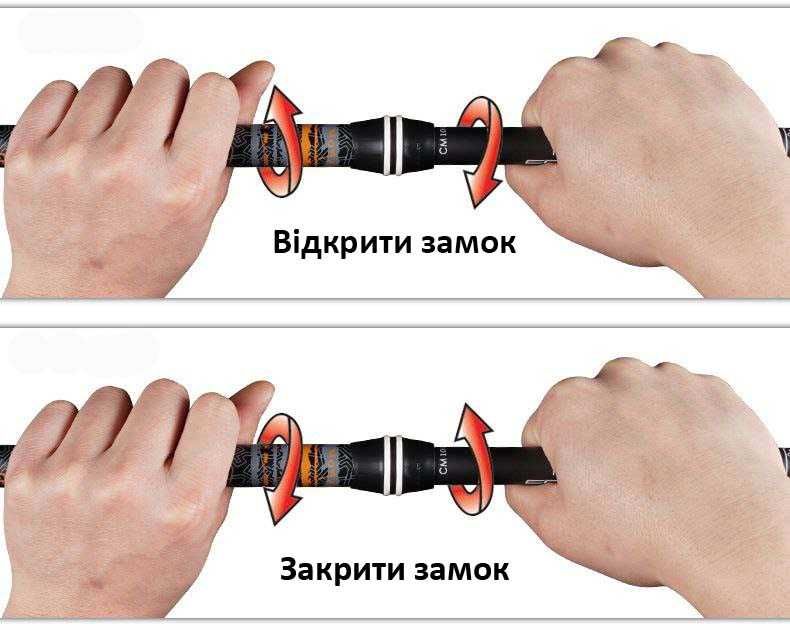 Ультралегка! Тростина Карбонова | Складна палиця для хотьби Pioneer