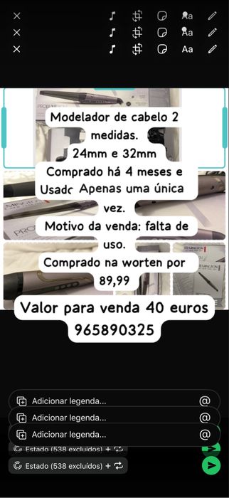 Modelador de cabelo - 2 in 1