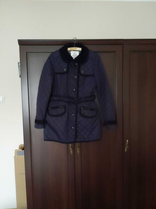 Next płaszczyk damski rozmiar 14 granatowy chic