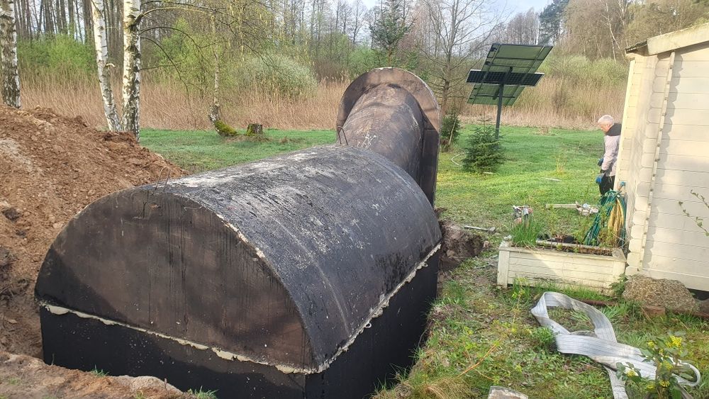 Zbiornik betonowy szambo betonowe z montazem 10m3 zbiornik na wodę 12m