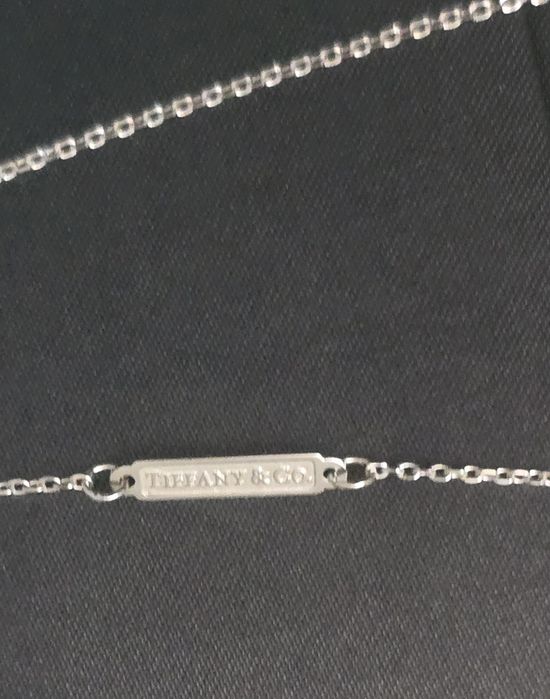 Золотий хрестик Tiffany з натуральними діамантами