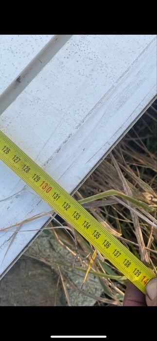 Duze okno zewnetrzne plastikowe 246x132  szyba podwójna ładne