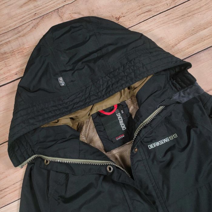 DIDRIKSONS Kurtka Parka Płaszcz Czarna Damska r.34