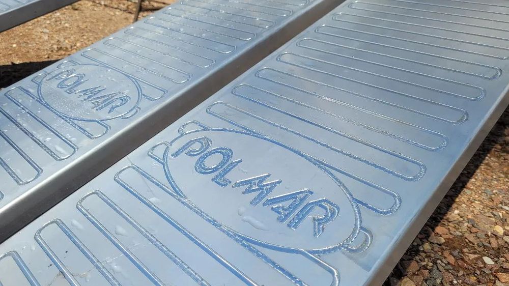 ALUMINIOWE TRAPY WJAZDOWE PODJAZD RAMPA AUTOLAWETA  2160 x 330 x 40mm