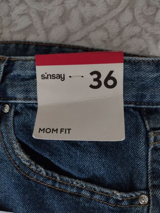 Spodnie Mom Fit Sinsay 36