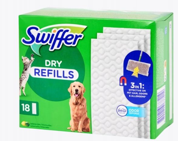 swiffer dry suche ściereczki do mopa zapachowe 18 szt.