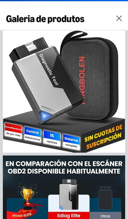 Maq de de diagnóstico multimarcas auto Launch Ediag  pro