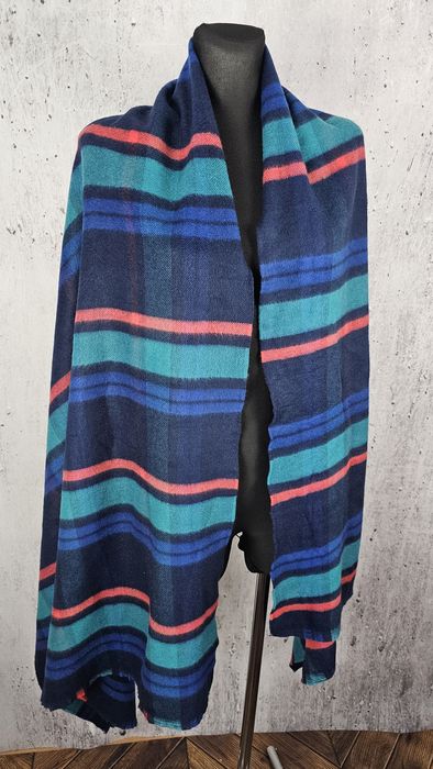 Szal damski oversize Primark w kratę z wiskozą