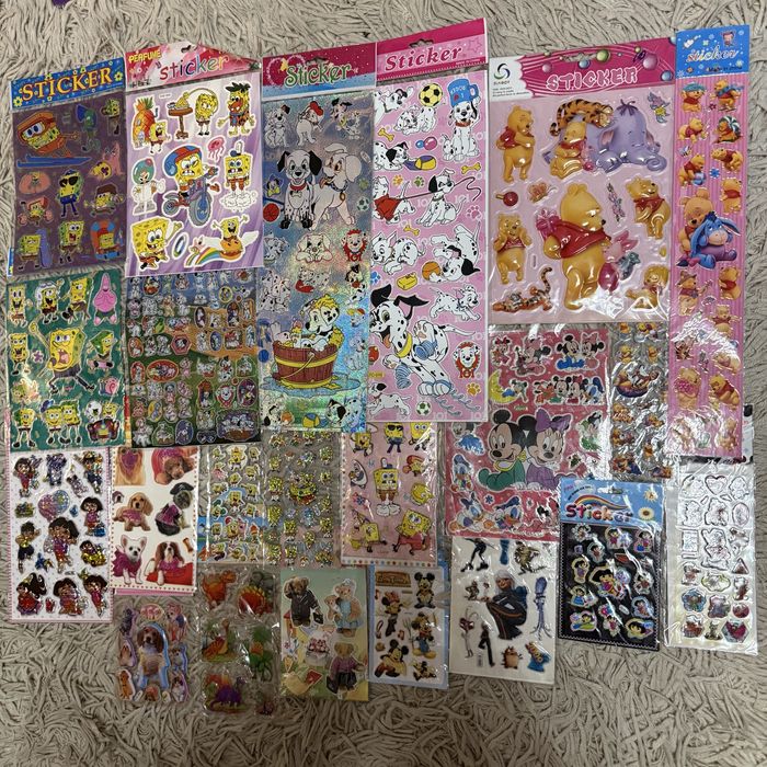 ОНОВЛЕННЯНаклейки наліпки 2000 winx monster high принцеси bratz barbie