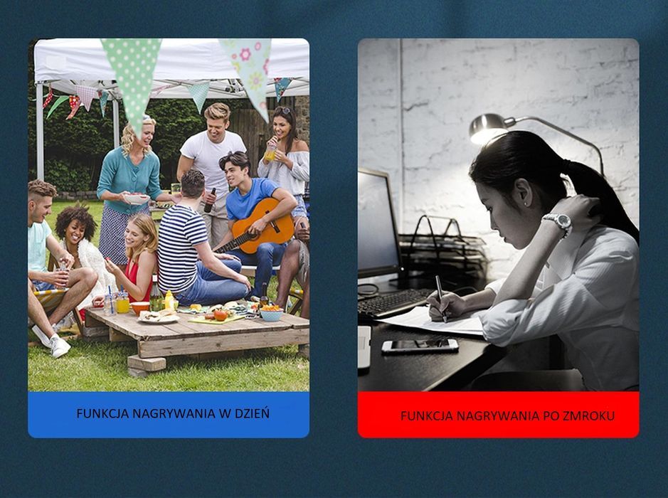 Mini Kamera MD35 Full HD z Nagrywaniem i Detekcją Ruchu