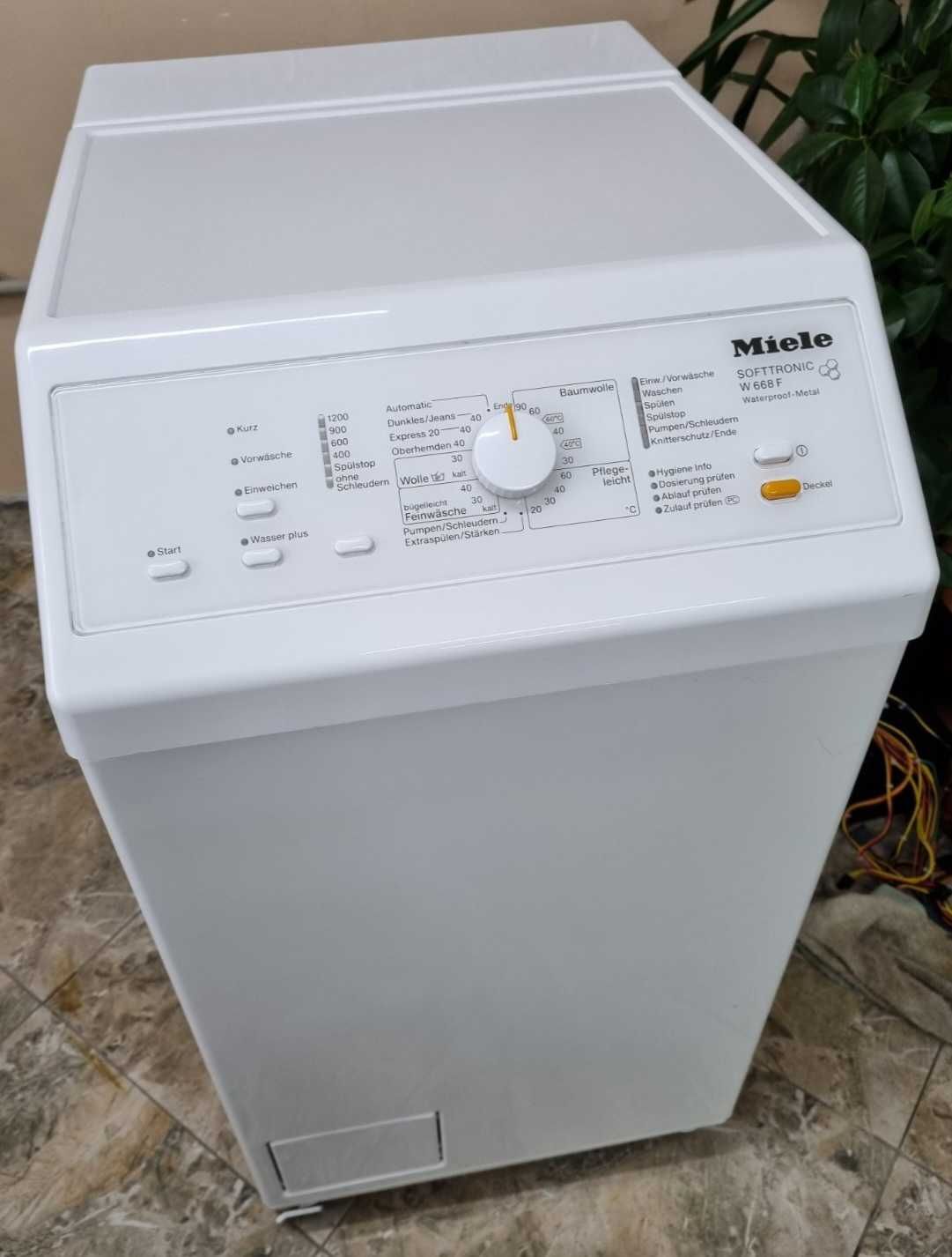 Пральна машина вертикальна Міле Miele W 668 F 6кг А+++ Fuzzy Logic: 17 ...
