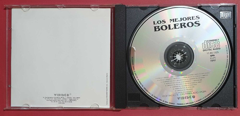 CD - Los Mejores Boleros