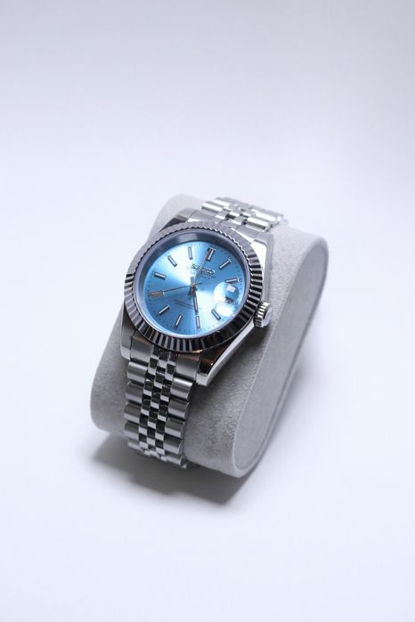 Zegarek Custom Mod Datejust Classic Ice Blue Jubilee Seiko Mod