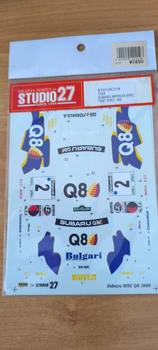 1/24 Decalques e acessórios das Marcas Studio 27, Reji, Renaissance