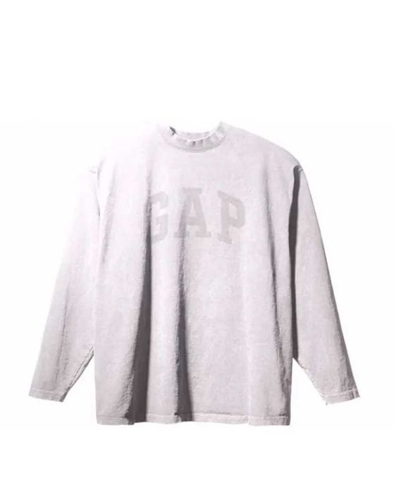 Лонгслів Yeezy Gap Engineered By Balenciaga Dove Longsleeve Tee White