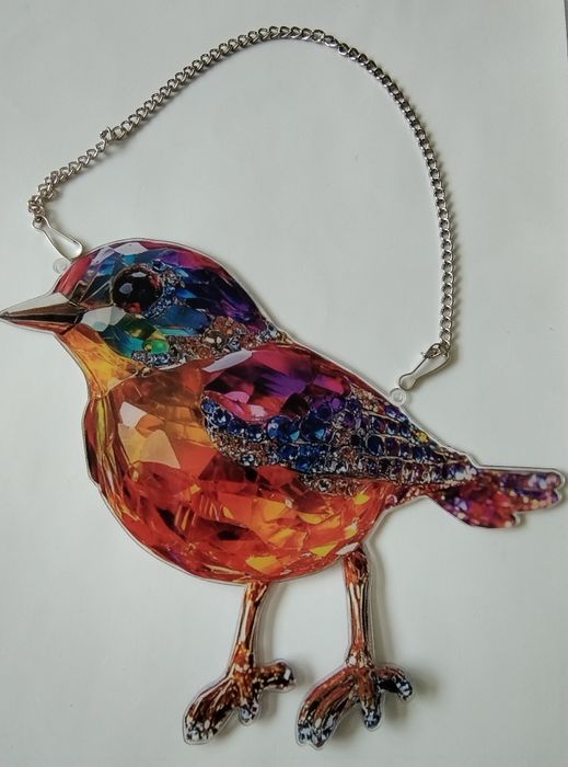 Kolorowy ptak zawieszka