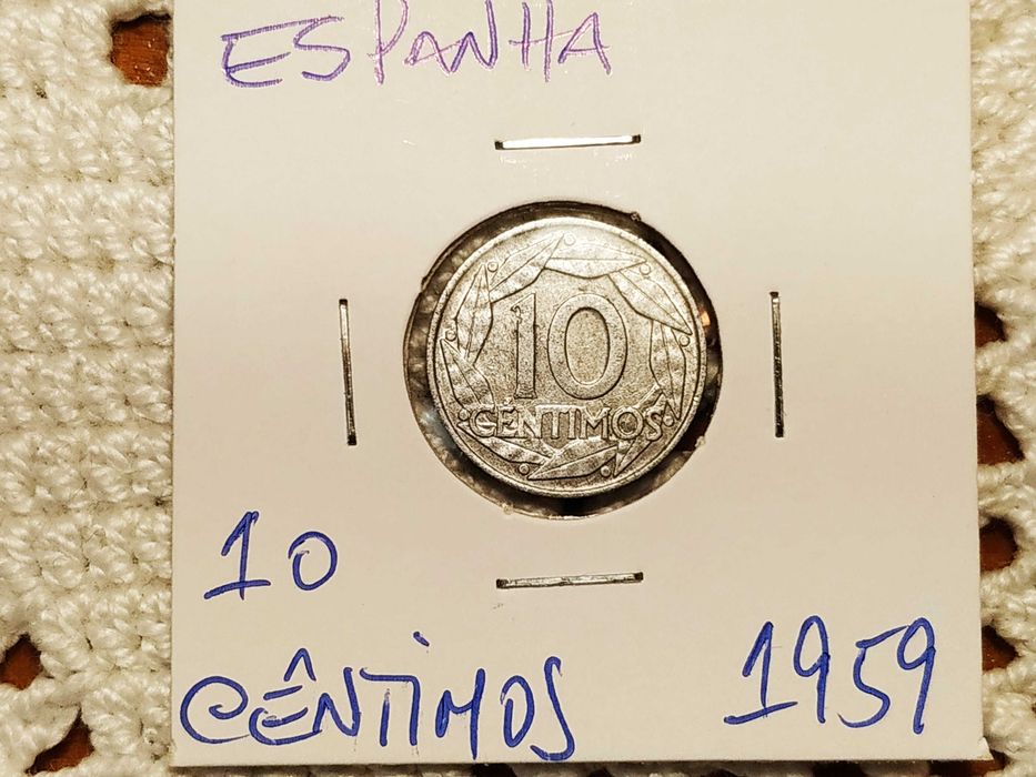 Spain - 1959 10-cent coin