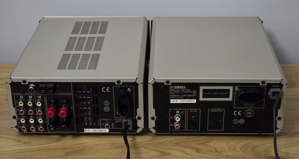 Yamaha PianoCraft RX-E100 + CDX-E100 Amplituner z odtwarzaczem CD
