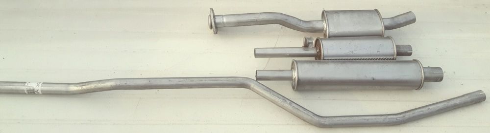 Tłumiki tłumik rura wydech Syrena 104 105 Nowe !! Układ wydechowy