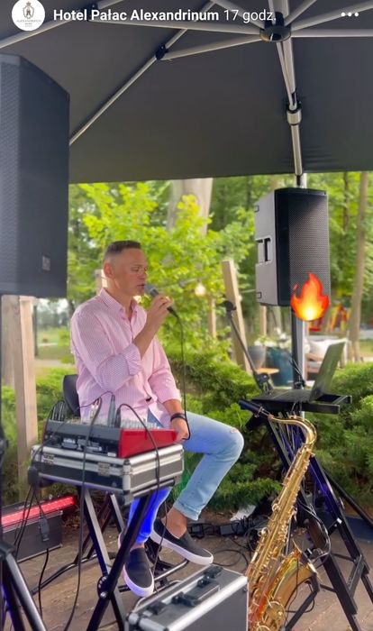 Śpiewający DJ + saksofon (eventy, śluby i wesela)