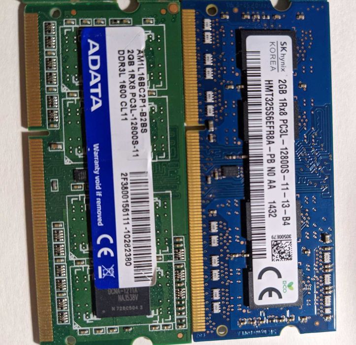 Оперативная память SODIMM DDR3L DDR3 2Gb