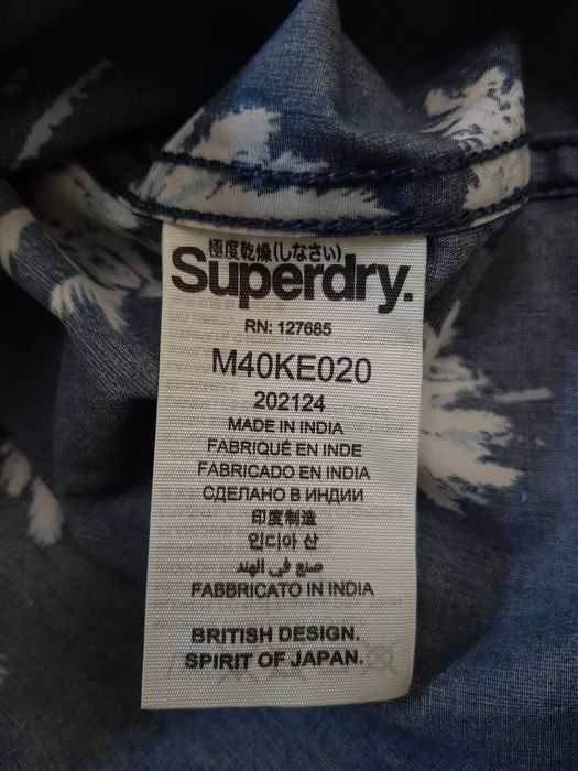 Чоловіча сорочка Superdry M