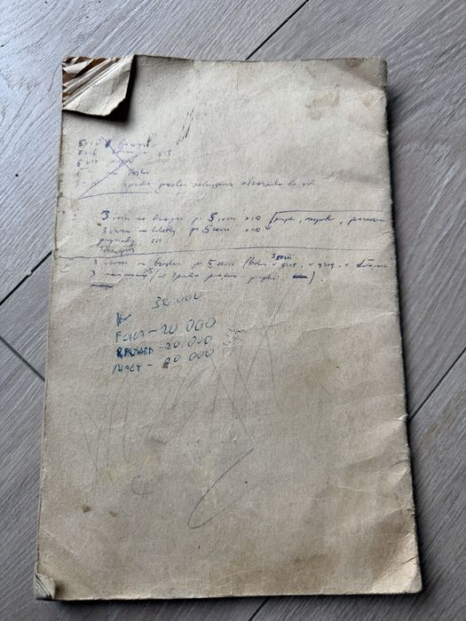 Kulturystyczny zestaw ćwiczen 1985 r.