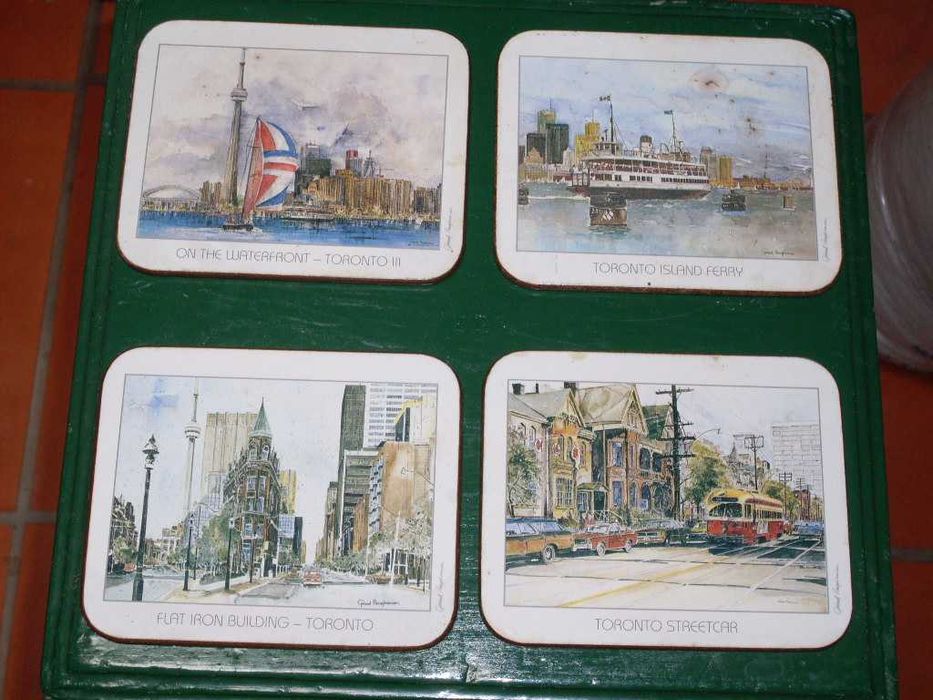 Bases para copos imagens Toronto - 4 un