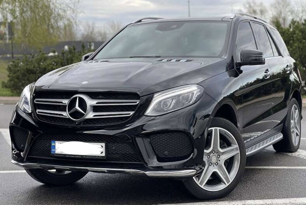 Бампер передний сетки хром Mercedes Benz GLE W166 Suv Amg пакет