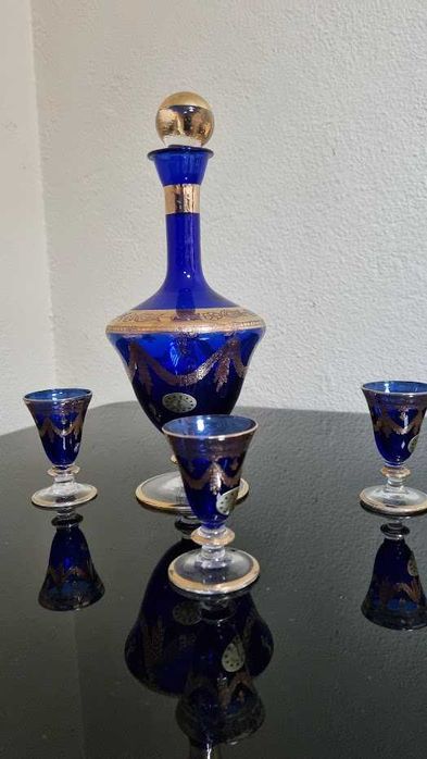 Conjunto Cristal Murano Italiano