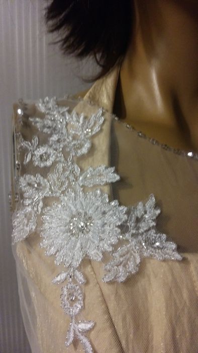 bolerko ślubne białe