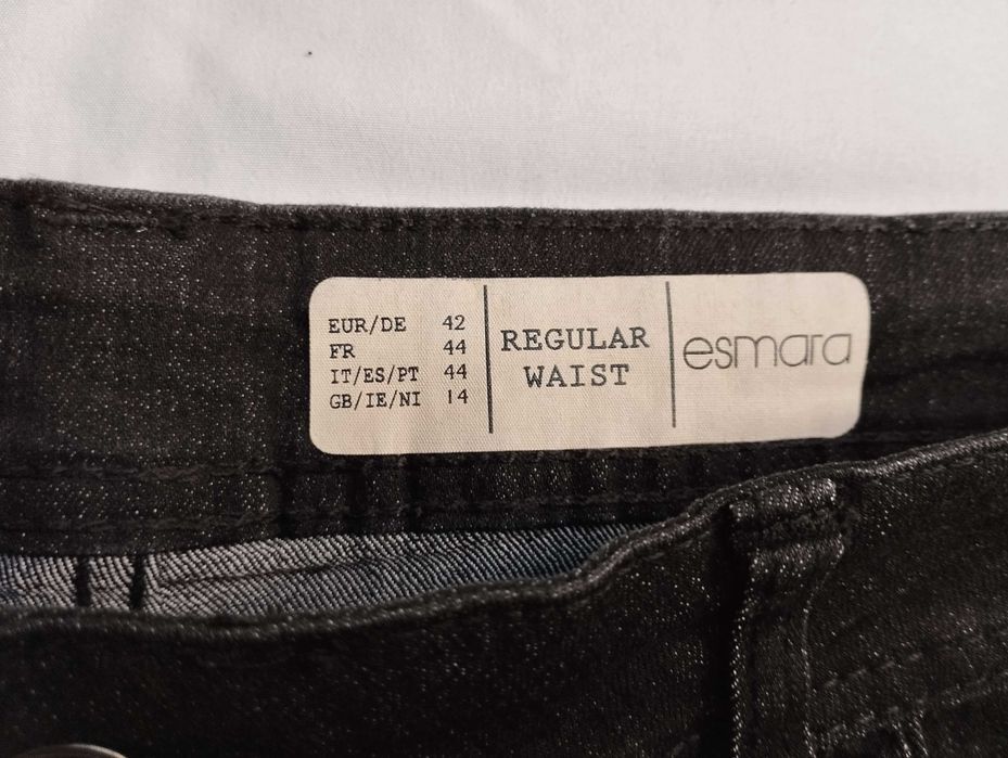 czarne szorty krótkie spodenki na lato z kieszeniami esmara 42 XL