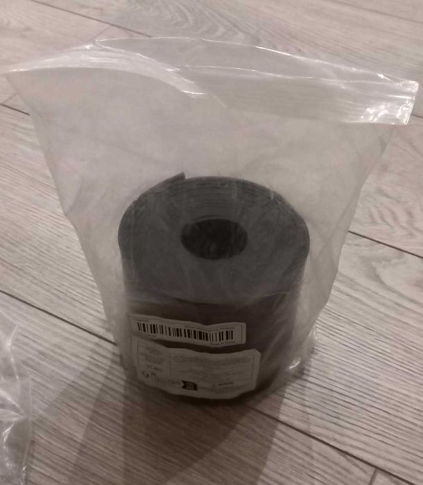 2 Tiras Borracha Neoprene 3mx10cm-3mm Espessura Acabamento Óxido Preto