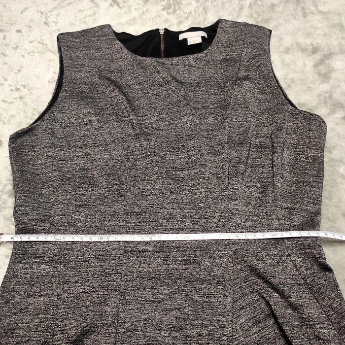 Grafitowa tunika z tyłu z ozdobnym zamkiem H&M M
