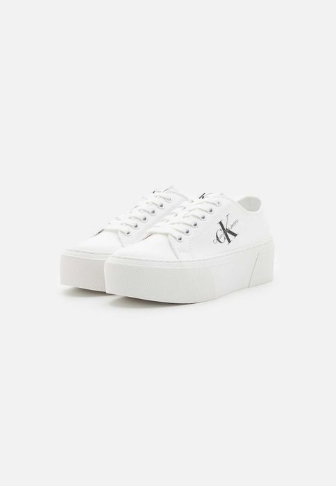 Calvin Klein Jeans Sneakersy niskie białe