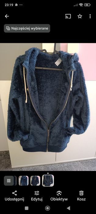 Bluza z kapturem oxylane roz S