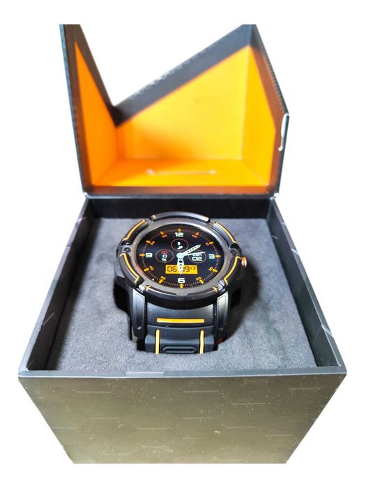 Smartwatch MyPhone Hammer Watch IP68 GPS Czarny/Pomarańczowy