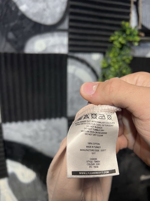 футболка lyle&scott