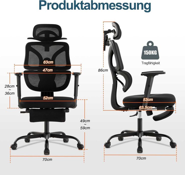 Krzesło obrotowe / gamingowe / ergonomiczne / fotel biurowy / W442!