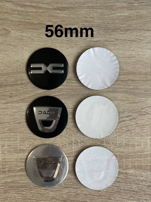 Conjunto Centros Dácia 56mm 60mm