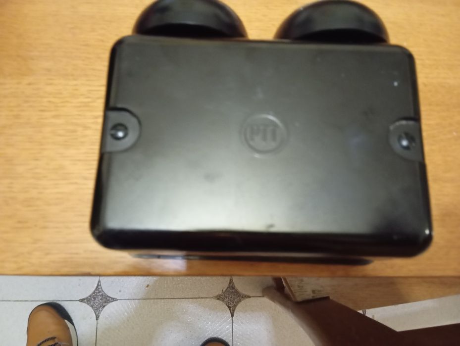 Telefone antigo de Baclite de 1959 com campainha