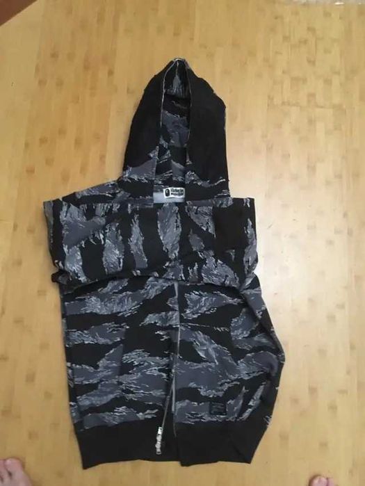 Bape Classic Embroidered Tiger Print Bape Zip-Up Hoodie (читайте опис)