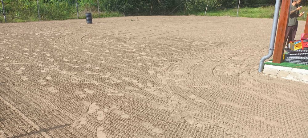 System automatycznego nawadniania RainBird Hunter montaż ogród trawnik